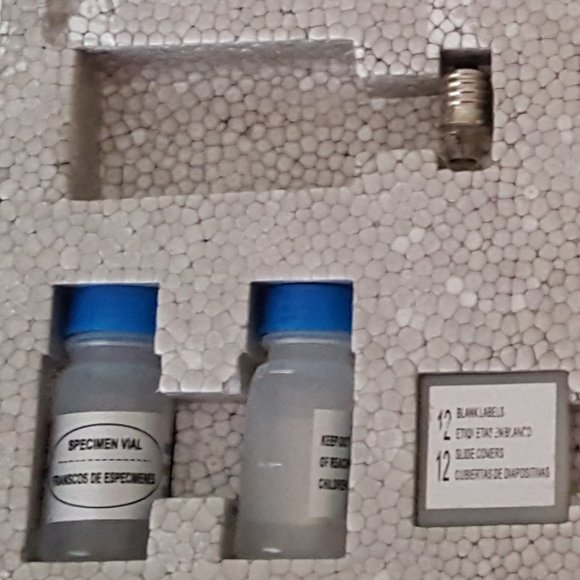 Edu Science Microscope Set 150x,450x,900x *AS IS* NO LIGHTBULB - Picture 11 of 12